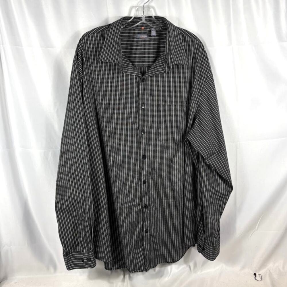 Van Heusen XXL 2XL Tall Traveler Long Sleeve Button Up Shirt